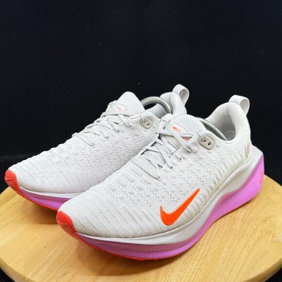 Size 11.5- Nike Reactx Infinity Run 4 'Vast Grey/Violet' Men's Shoes DR2665-011 - Picture 2 of 9